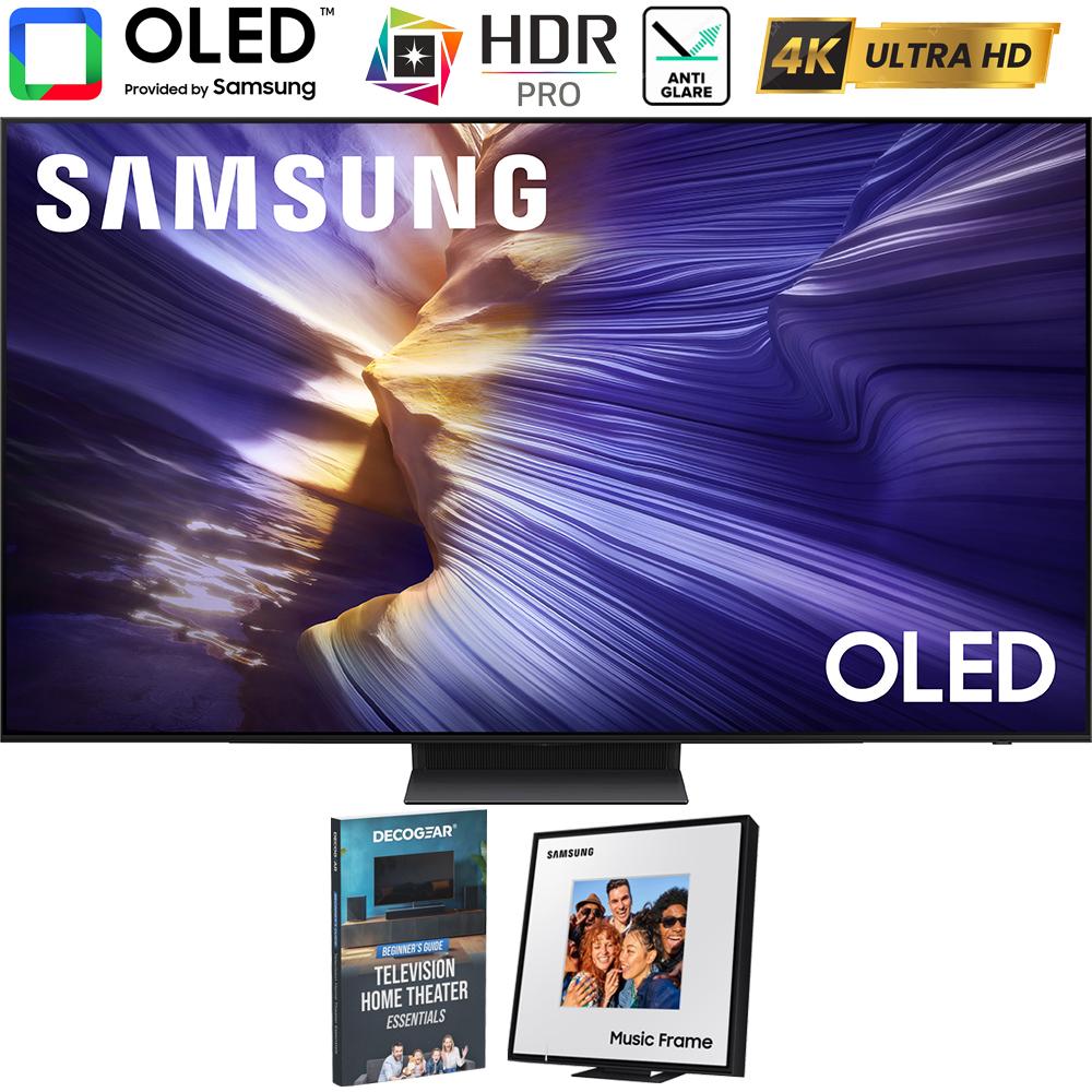 Samsung 77 inch OLED 4K S90F Vision AI Smart TV (2025) + Music Photo Frame Smart Speaker