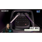 Sony ULT POWER SOUND series ULT MIC Wireless Microphone (2 Mics, 1 Receiver)