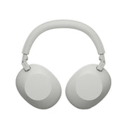 Sony Best Wireless Noise Canceling Headphones Platinum Silver with Wood Stand