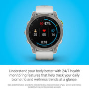 Garmin epix Gen 2 Premium Active Smartwatch 47 mm White with 2 Year Warranty