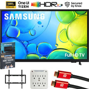Samsung 40 inch 1080P FHD F6000F Smart TV (2025) with 19-45 Inch TV Wall Mount Bundle