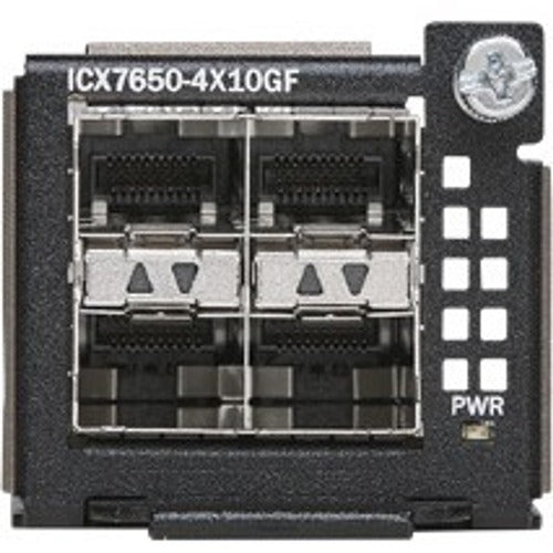 Ruckus ICX 7650 ICX7650-4X10GF 4-Port 1/10 GbE SFP+ Expansion Module