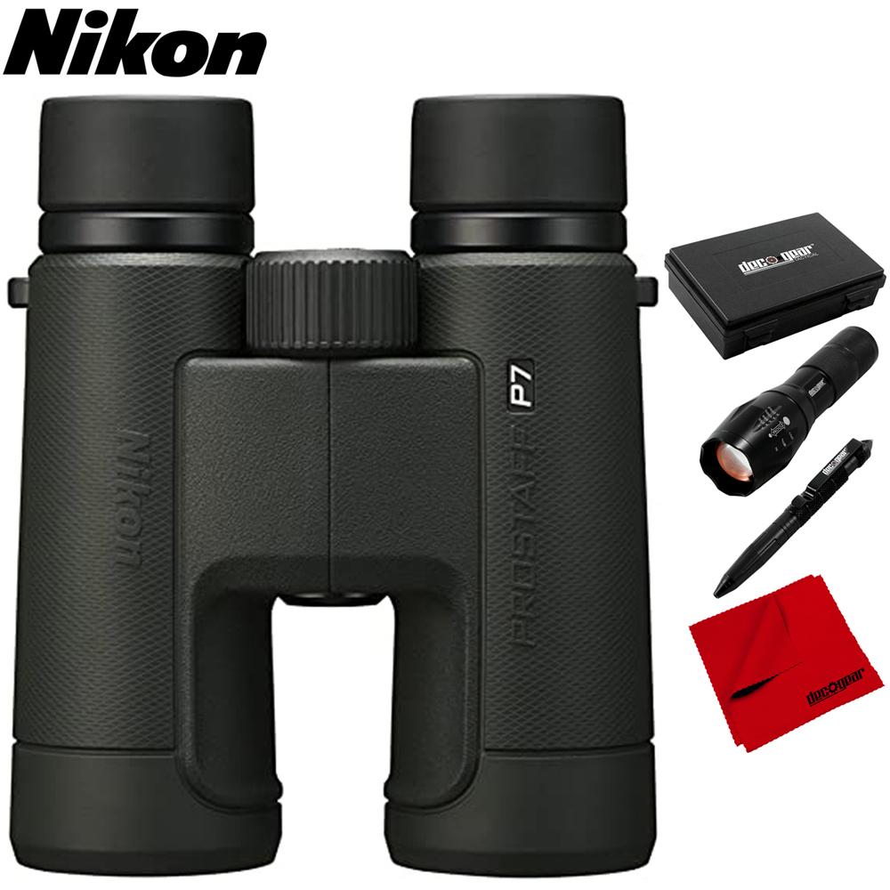 Nikon PROSTAFF P7 Waterproof Binoculars 10X42 with Tactical Bundle