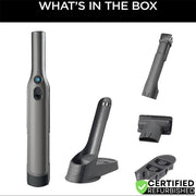 Shark QV201 WANDVAC Handheld Vacuum and Charging Dock, Graphite
