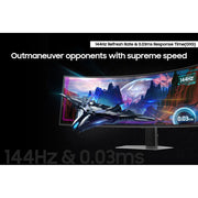 Samsung 49" Odyssey G9 Dual QD-OLED Curved Monitor + 26 Months Protection Bundle