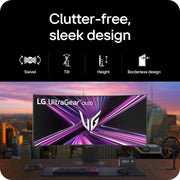 LG UltraGear 45" OLED 5K2K 330Hz Curved Gaming Monitor +26 Months Protection Bundle
