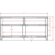 Legends Furniture Urban Loft UL1208.MOC 48" TV Stand