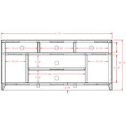 Legends Furniture Urban Loft UL1209.MOC 66" TV Stand