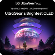 LG 45 Inch UltraGear OLED WQHD 240Hz 0.03ms G-Sync Curved Gaming Monitor