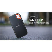 Sandisk 4 TB Extreme Portable SSD External Solid State Drive Black- SDSSDE61-4T00-G25