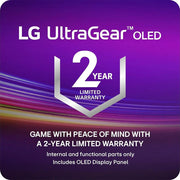 LG 39" UltraGear OLED WQHD Curved Gaming Monitor + 26 Months Protection Bundle