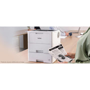 Brother Business Monochrome Laser Printer with Large Paper Capacity +Toner 2Pack
