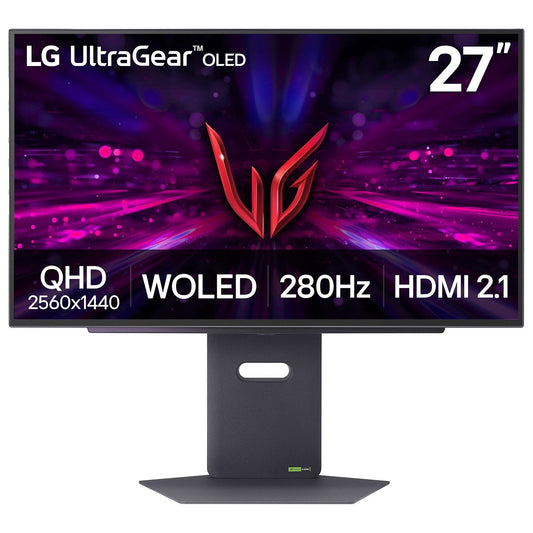 LG 27 Inch UltraGear OLED QHD 280Hz 0.03ms G-Sync Gaming Monitor - 27GX700A-B