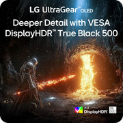LG 27 Inch UltraGear OLED QHD 280Hz 0.03ms G-Sync Gaming Monitor - 27GX700A-B