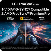 LG 27 Inch UltraGear OLED QHD 280Hz 0.03ms G-Sync Gaming Monitor - 27GX700A-B