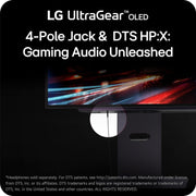 LG 27 Inch UltraGear OLED QHD 280Hz 0.03ms G-Sync Gaming Monitor - 27GX700A-B