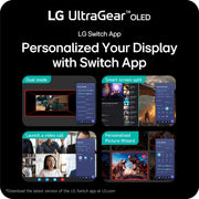 LG 27 Inch UltraGear OLED QHD 280Hz 0.03ms G-Sync Gaming Monitor - 27GX700A-B