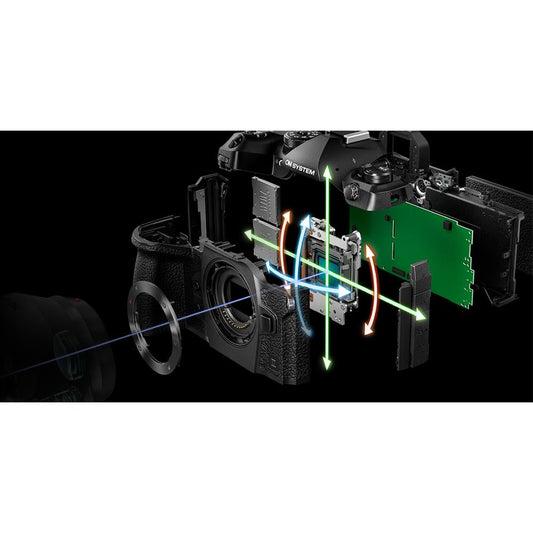 OM SYSTEM Olympus OM-1 Mark II 20MP 4K Mirrorless Camera Body, Black (V210040BU000)
