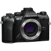 1942-17.5 Olympus OM-5 Mark II 20.4MP 4K Digital Camera Body, Black (V210070BU000)