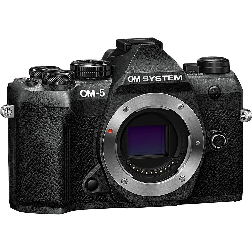1942-17.5 Olympus OM-5 Mark II 20.4MP 4K Digital Camera Body, Black (V210070BU000)