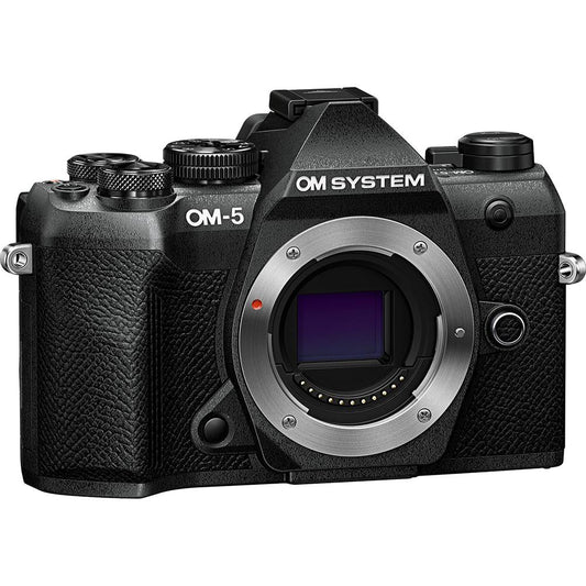 1942-17.5 Olympus OM-5 Mark II 20.4MP 4K Digital Camera Body, Black (V210070BU000)