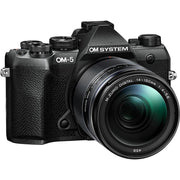 OM SYSTEM Olympus OM-5 Mark II Camera, M.ZUIKO 14-150mm Lens, Black (V210072BU000)