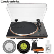 Audio-Technica AT-LP70X-BZ Fully Automatic Turntable w/ Record Care Bundle