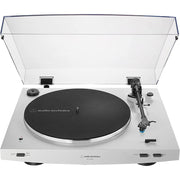 Audio-Technica AT-LP3XBT-WH Fully Automatic Wireless Belt-drive Turntable w/ Record Care Bundle