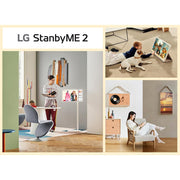 LG StanbyME 2 27" Portable Smart Touch Screen with 4hr Battery (27LX6TYGA)