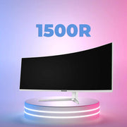 Deco Gear 49" White Curved 5K DQHD Ultrawide Gaming Monitor - 120Hz 100% sRGB USB-C