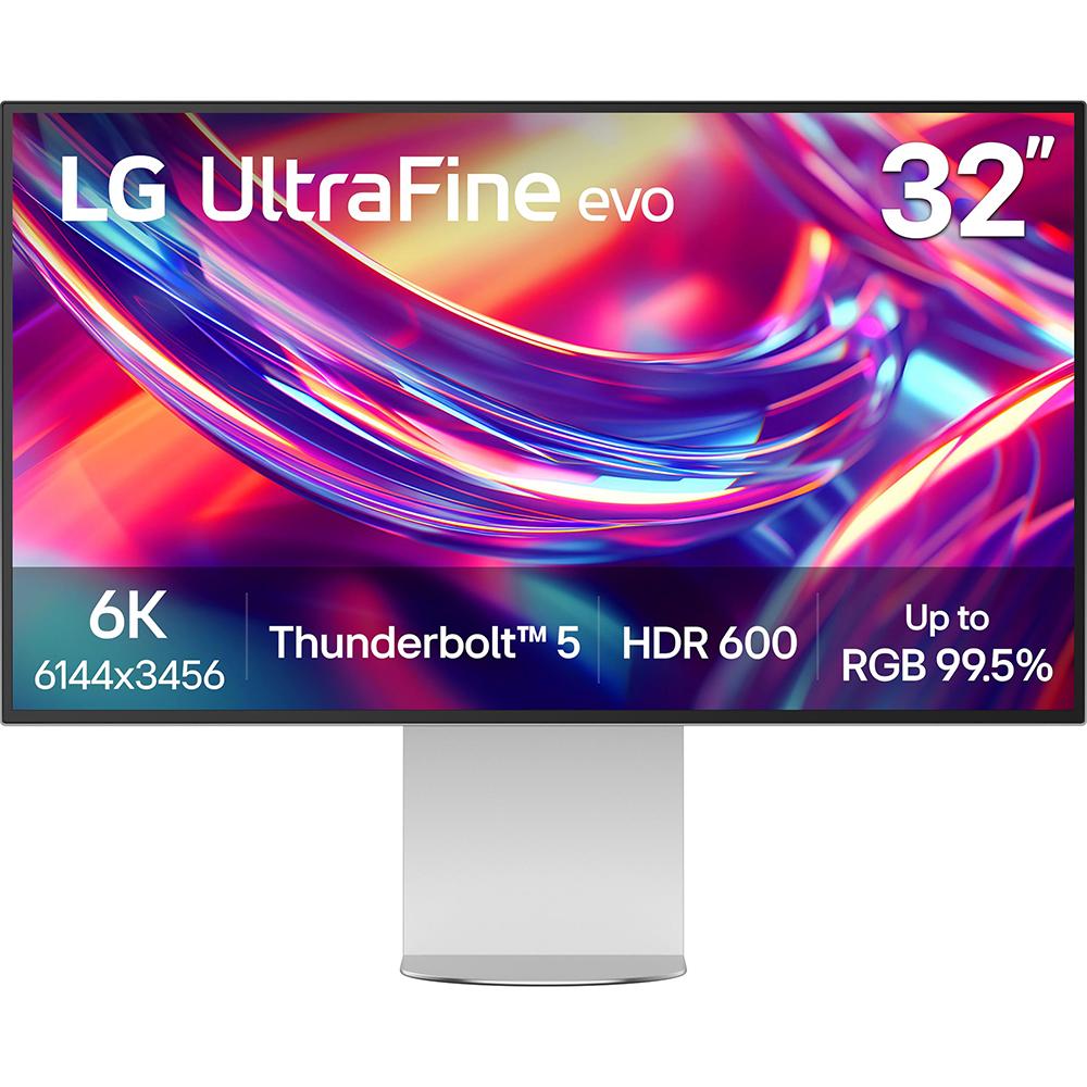 LG 32 UltraFine evo 6K Nano IPS Black Monitor with Thunderbolt 5 | Open Box