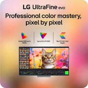 LG 32 UltraFine evo 6K Nano IPS Black Monitor with Thunderbolt 5 | Open Box