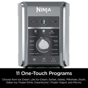 Ninja CREAMi Deluxe 11-in-1 XL Ice Cream Maker, Silver (NC501) - Refurbished