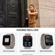 Garmin Venu X1 GPS Premium Smartwatch, Soft Gold, Titanium, French Gray