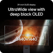 LG 39 Inch UltraGear OLED WQHD 240Hz 0.03ms 800R Curved Gaming Monitor - Open Box