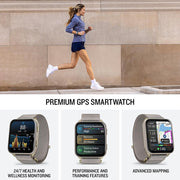 Garmin Venu X1 GPS Premium Smartwatch, Soft Gold, Titanium + Accessories Bundle