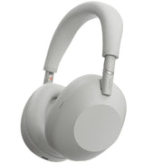Sony Wireless Noise Canceling Headphones, Silver w/ Deco Gear Earpads & Master Guide