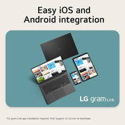 LG gram Pro 16" Intel Ultra 7 32GB, 2TB 2-in-1 Touch Laptop with Copilot AI