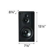 Sony SS-CS5M2 Hi-res Bookshelf Speakers (Pair) w/ Center Channel Speaker Bundle