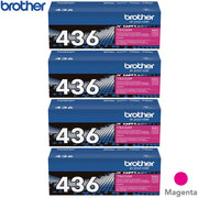 Brother TN436M Super High-yield Toner Cartridge Magenta 4 Pack