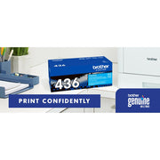 Brother TN436C Super High-yield Toner Cartridge Cyan 4 Pack