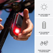 Garmin Varia RearVue 820 Radar Tail Light with Advanced Features