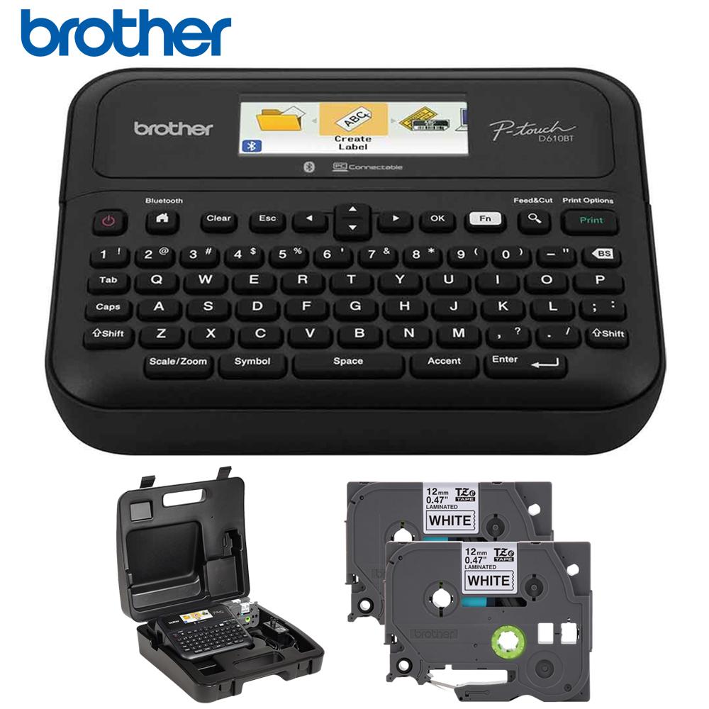 Brother Business Professional Connected Label Maker w/ Accessories Bundle