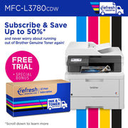 Brother Digital Color All-in-One Laser Printer with Standard-Yield Toner 4 Pack