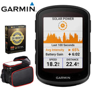 Garmin Edge 840 Solar, Compact GPS Cycling Computer +26 Months Protection Bundle