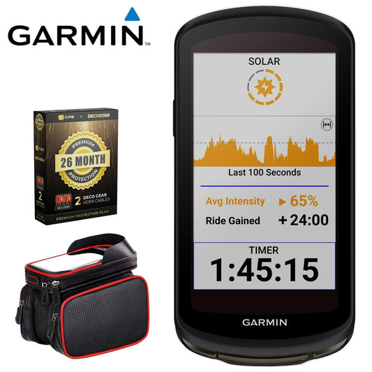 Garmin Edge 1040 Solar GPS Cycling Bike Computer +26 Months Protection Bundle