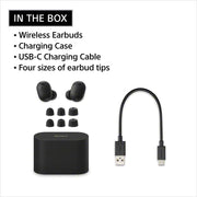Sony The Best Truly Wireless Noise Cancelling Earbuds Black+1 Yr Warranty Bundle