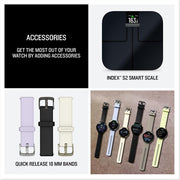 Garmin Venu 4, 41 mm GPS Smartwatch, Slate w/ Black Silicone Band + Accessories Bundle
