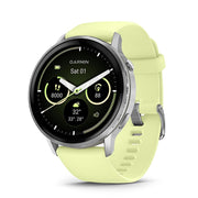 Garmin Venu 4, 45 mm Health & Fitness GPS Smartwatch, Silver + Accessories Bundle