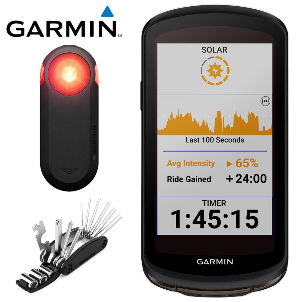 Garmin Edge 1040 Solar GPS Cycling Bike Computer + Cycling Accessories Bundle